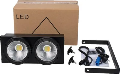 Immagine prodotto di Accecatore a LED, potenza 200W, versatile per eventi sul palco, bianco caldo freddo, spina UE