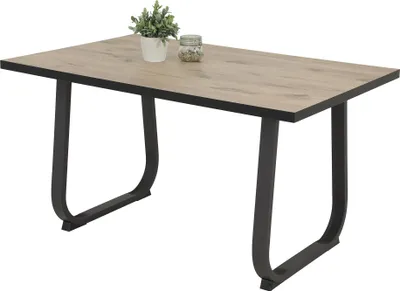 Produktbild von Esstisch Esszimmertisch 140 x 90 cm Viking Oak - LUISE - Die Möbelfundgrube