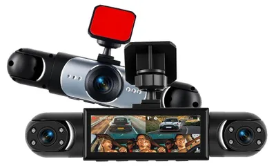 Productafbeelding van Dashcam, 360-graden weergave, 1080P HD-opname, 4-lens autoradar, 64G