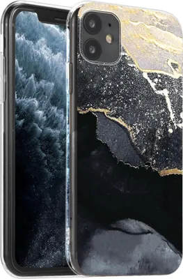 Produktbild von Conie Muster Schutzhülle für iPhone 12 / 12 Pro Tasche Silikon Case Bild Cover Bumper TPU Hülle als Motiv 5