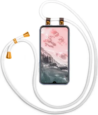 Produktbild von UMHÄNGEHÜLLE + KORDEL für Xiaomi Mi Note 10 / 10 Pro, Farbe:Weiß