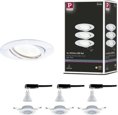 Produktbild von Paulmann LED Einbauleuchte Base Basisset schwenkbar