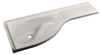 Produktbild von Comet Eckwaschbecken Ablage links 84 x 37,5 cm