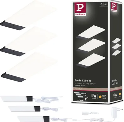 Produktbild von Paulmann LED Unterschrankleuchte Bredo Näherungsensor 3er-Set
