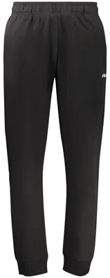 Produktbild von Lange Schwarze Herren-Trainingshose aus Baumwolle mit Taschen