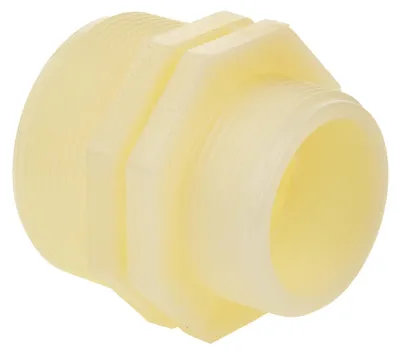 Produktbild von tecuro Doppelnippel, reduziert, 1 1/2 Zoll AG x 2 Zoll AG, PA (nylon 66), natur