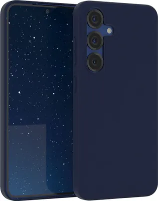 Produktbild von EAZY CASE Silikonhülle für Samsung Galaxy S25 Silikon Backcover Schutz in Blau