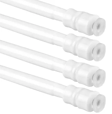 Image de Barres de serrage à visser, pack de 4, blanc 40-60 cm