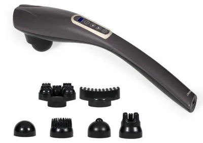 Obrázek produktu pro Masážní přístroj LIVOO DOS223C, multifunkční, XXL, 6 v 1 - 12 režimů - Velká masážní hlavice - Dobíjecí