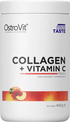Image de OstroVit | Collagène + Vitamine C / Poudre Pêche