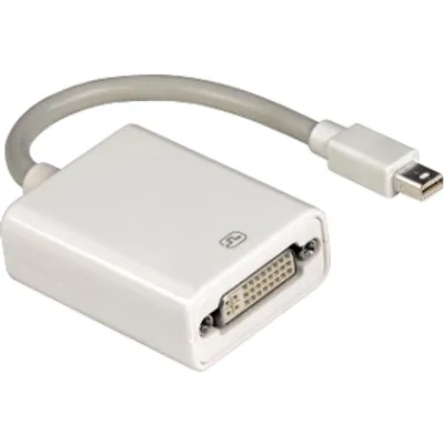 Produktbild von Hama MiniDP/DVI Adapter, Mini DisplayPort, DVI, Männlich, Weiblich, Weiß, 230 mm