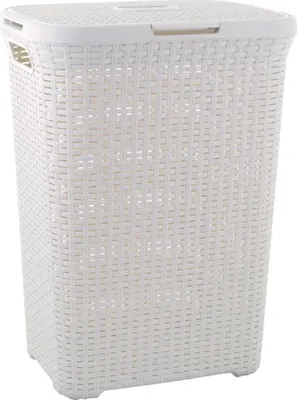 Image de Panier Curver NATURAL STYLE 60 lit., creme, 44x34x61 cm, pour linge