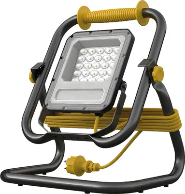 Produktbild von LED's work 0310271 LED Baustrahler, Arbeitsleuchte Flutlicht Strahler, blendreduziert staubdicht strahlwassergeschützt, 50W 7000lm 4000K, 5m Kabel IP65