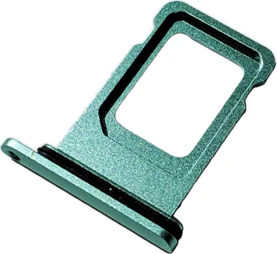 Produktbild von Single Nano SIM Kartenhalter für Apple iPhone 11 (A2221), Original Ersatzteil, Grün