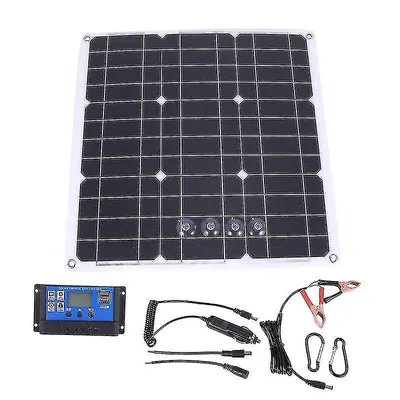 Produktbild von 200 Watt 200 W Solarpanel-Kit mit Lcd-Solarregler 12 V Rv Boot Off Grid