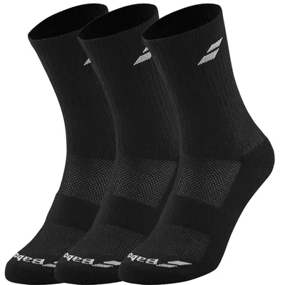 Obrázek produktu pro Ponožky Babolat, balení 3 kusů, barva černá