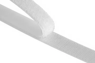 Immagine prodotto di VELCRO® Nastro con gancio e anello Autoadesivo, gancio e anello 20 mm x 1 m Bianco