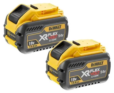 Image de DeWalt DCB548 Batterie XR FLEXVOLT 12 Ah / 12000 mAh Li-Ion 18 V / 54 V max. - avec indicateur de charge - 2 pcs