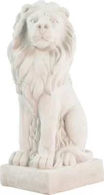 Produktbild von XXL Löwe Skulptur Figur Statue Garten Haus Antik-Stil Gartendeko 75cm Torwächter