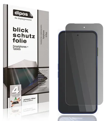 Produktbild von Blickschutzfolie für Fairphone 6 Plus matt Schutzfolie Folie Display Schutz dipos