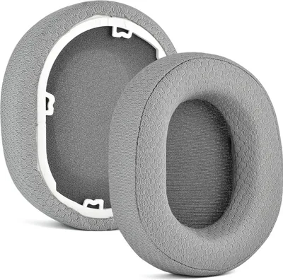 Image de INF 2 Pièces Coussinets de Rechange en Maille Grise pour Corsair HS55 HS65