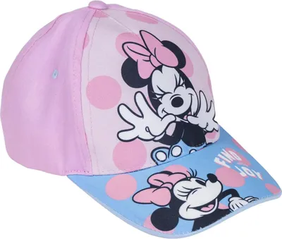 Zdjęcie produktu dla Disney Minnie Mouse Summer Cap - czapka dziecięca z nadrukiem i ochroną UV, różowa