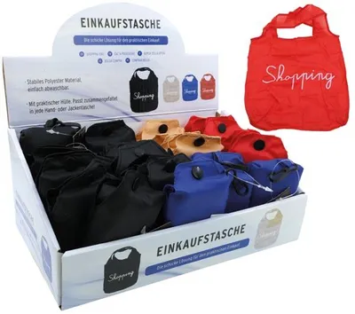 Produktbild von Einkaufstasche faltbar "Shopping" 33x34cm