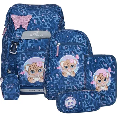 Zdjęcie produktu dla Beckmann Classic, Piórnik, Pencil pouch, Pokrycie przeciwdeszczowe, Tornister szkolny, Portfelowy, Dziewczyna, Szkoła podstawowa, Plecak, 22 l, Kieszeń przednia