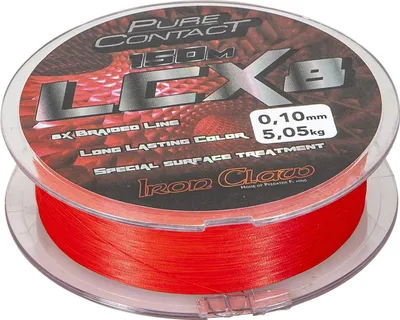 Image de Iron Claw Pure Contact LCX8 Rouge 150m
