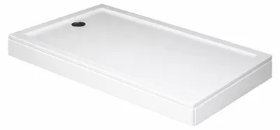 Produktbild von Duschwanne 160x90 Duschtasse 90x160 mit Füßen und Schürze