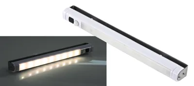 Produktbild von LED-Unterbauleuchte McShine, 9 SMD LED, 80 lm, Bewegungsmelder, Batteriebetrieb, warmweiß