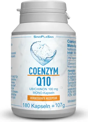 Obrázok produktu pre Koenzým Q10 100 mg Ubiquinone Mono Capsules 180 kapsúl