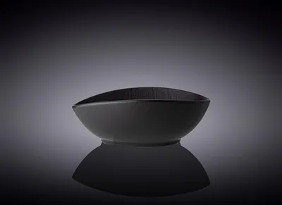 Zdjęcie produktu dla Porcelana Wilmax SlateStone Oval Bowl w kolorze czarnym WL-661119/A