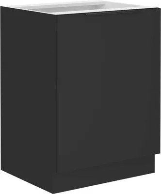 Produktbild von Unterschrank Siena schwarz 60 D 1F BB