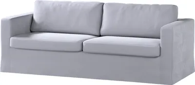 Produktbild von Dekoria Bezug für Karlstad 3-Sitzer Sofa nicht ausklappbar, lang, grau, Bezug für Sofahusse, Karlstad 3-Sitzer