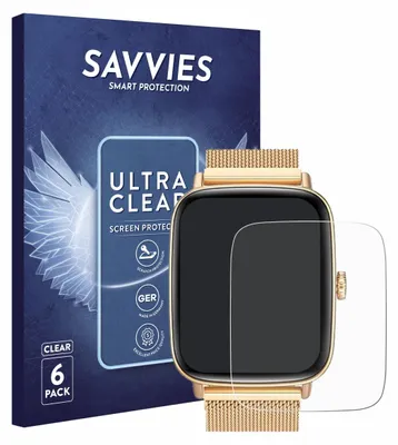 Produktbild von 6x Für aeac 2026 1.85" Schutzfolie Savvies Displayschutz Display Schutz Folie Klar Transparent