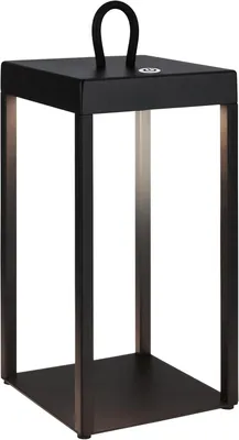 Immagine prodotto di Briloner Luca Lanterna LED a batteria IP44, dimmerabile, touch, nera