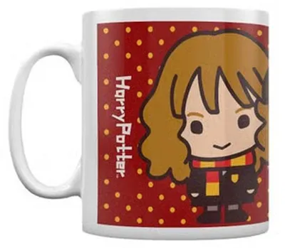 Obrázek produktu pro Harry Potter – „Trio“ hrnek na kávu, „Chibi“, 315 ml CD662 (jednotná velikost) (žlutá/červená/bílá)