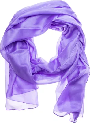 Produktbild von Seidenschal Halstuch Schal violett lila flieder Seide 150x35cm