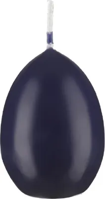 Produktbild von Kopschitz Kerzen Eierkerzen Dunkelblau Nachtblau, 60 x 45 mm, 6 Stück