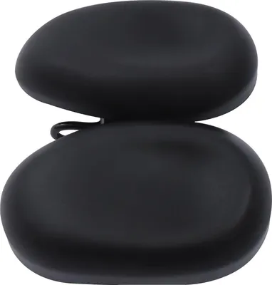 Obrázok produktu pre Poťah na sedlo bicykla - Ergonomická podložka pod sedlo - Tlmiaca nárazy - Extra široká - Pre cestný bicykel - Unisex - Čierna