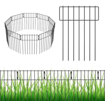 Productafbeelding van Solidchoice - Tuinhek Dierenbarrière Set van 20 Stuks