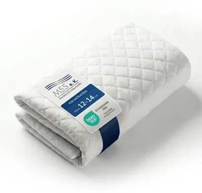 Produktbild von MSS Classic Matratzenbezug waschbar 60°C Ersatzbezug 70x200 cm Höhe 12 13 und 14 cm