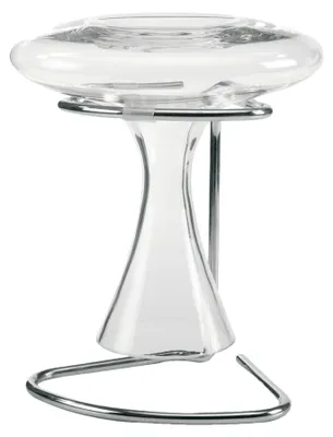 Produktbild von Leopold Vienna Dekantertrockner Power Pull de Luxe 19x16x20cm, Silber, Chrom, Silikon, 190 mm, 160 mm, 200 mm