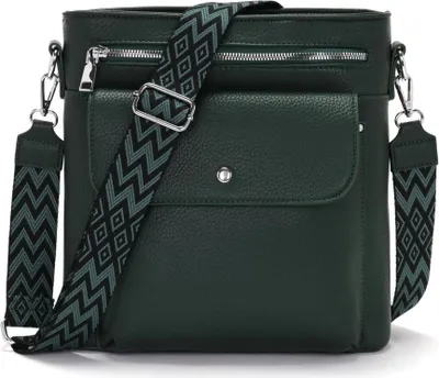 Produktbild von Umhängetasche Damen Mittelgroß Crossbody Handtasche 3 Taschen Magnetverschluss968