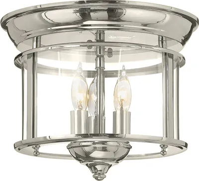 Produktbild von Elstead Gentry Deckenleuchte E14 3-fach Poliertes Nickel