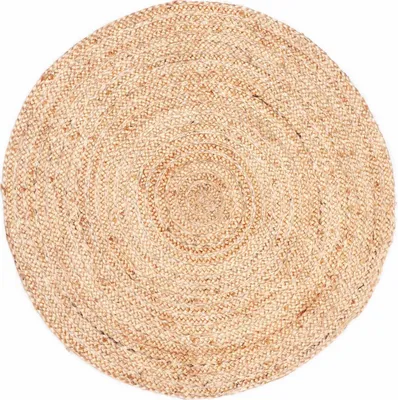 Immagine prodotto di Tappeto rotondo in juta intrecciata Abril 80cm