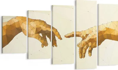 Produktbild von Bild auf Leinwand - Leinwandbild - Abstraktion modern - 100x60cm - Wand Bild - Wanddeko - Leinwanddruck - Bilder - Kunstdruck - Wanddekoration - Leinwand bilder - Wandkunst - EG100x60-3713