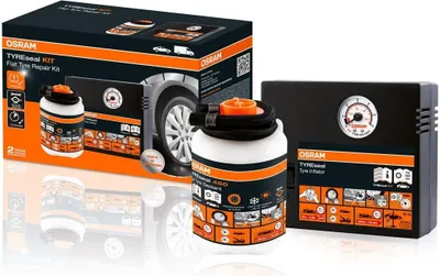 Zdjęcie produktu dla OSRAM TYREseal zestaw do naprawy przebitych opon 450ml OTSK4