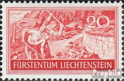 Produktbild von Briefmarken Liechtenstein 1937 Mi 153 postfrisch Arbeitsbeschaffung